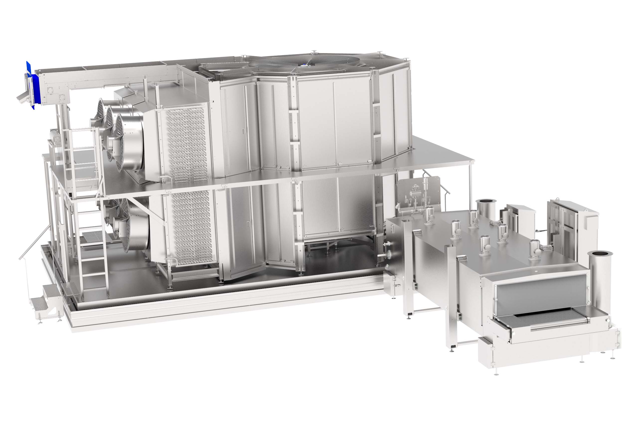 Spiral- und Tunnelfroster kombiniert