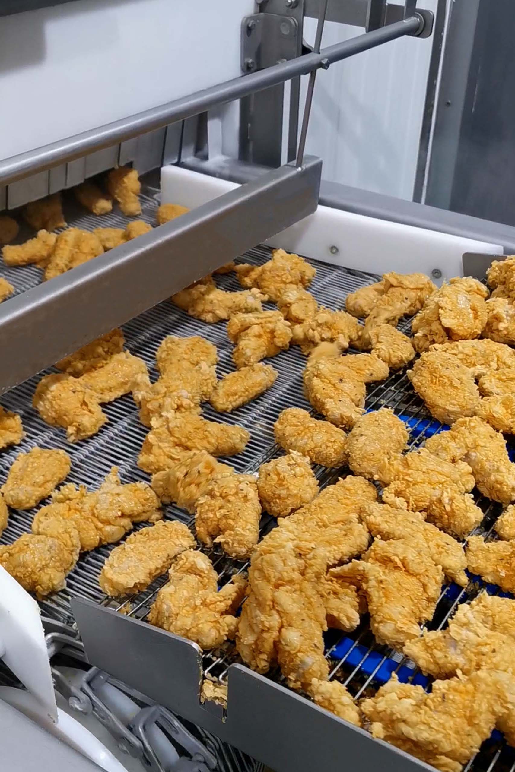 IQF-Einfrieren von Chicken Nuggets