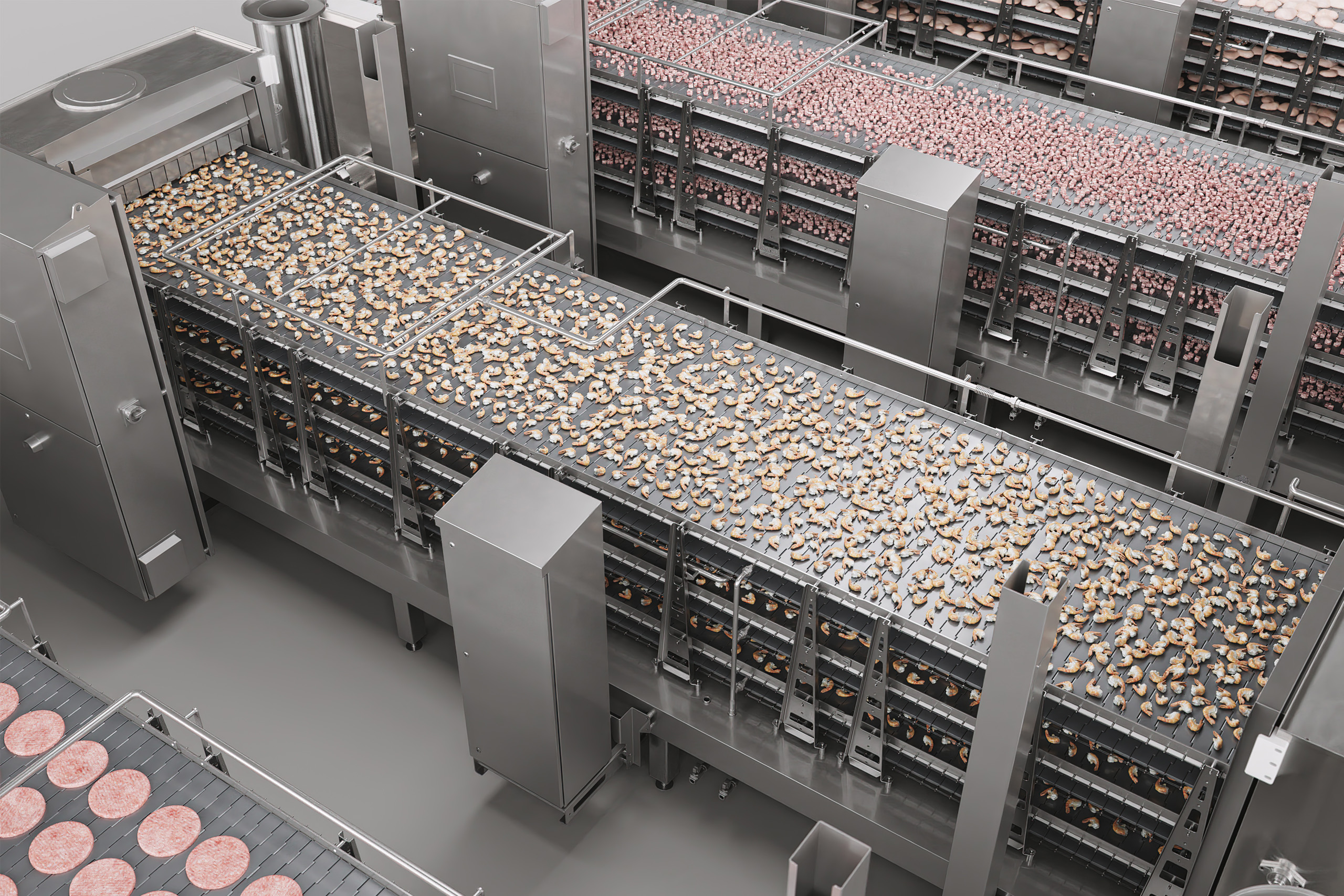 Kryogener IQF-Tunnelfroster von DSI Dantech