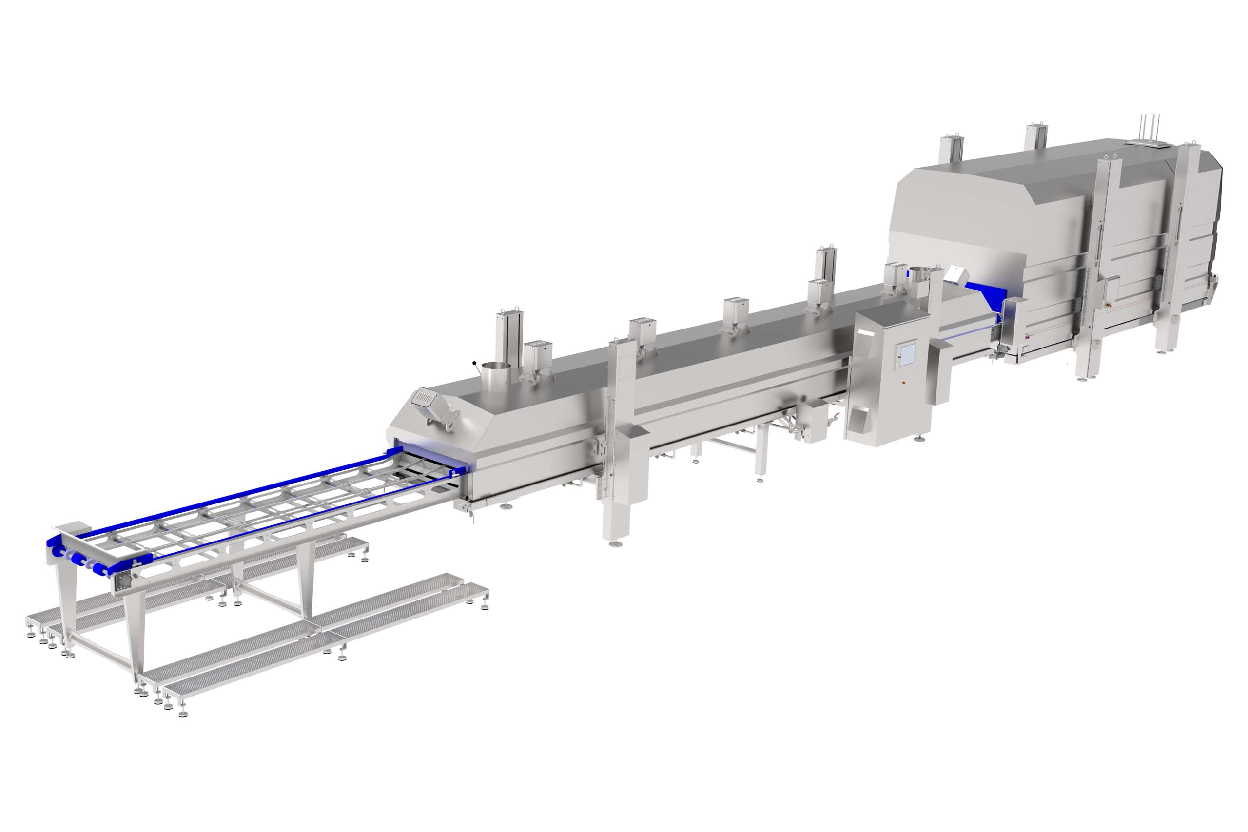 Krusten- und Tunnelfroster mit Förderband